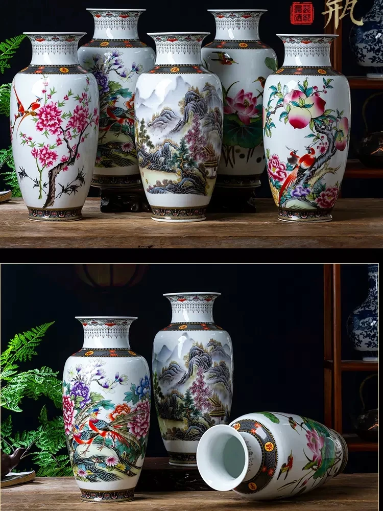 37cm/Jingdezhen Ceramic Vase Vintage Chinese Traditional Vases Home Decoration Animal Vase Fine Smooth Surface Furnishing Articl
37cm/Jingdezhen Ceramic Vase Vintage Chinese Traditional Vases Home Decoration Animal Vase Fine Smooth Surface Furnishing Articl