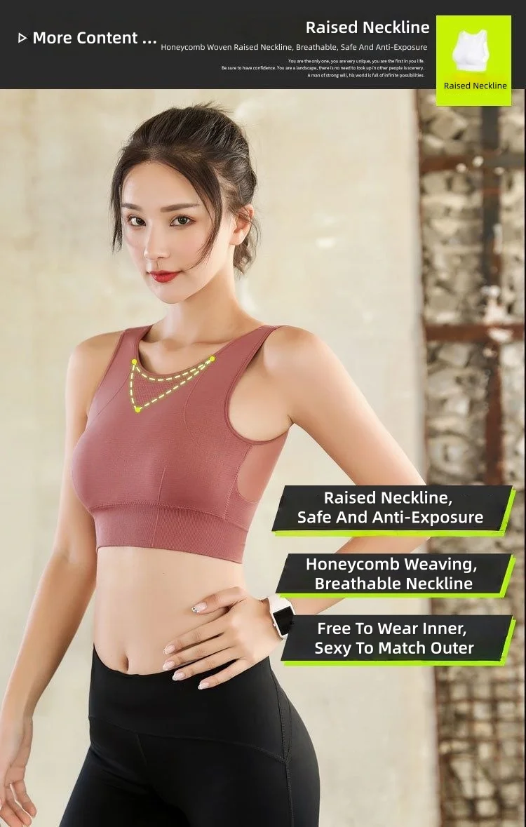 Women's Sports Bra Tank Top Style, Shock-Absorbing, Pushing-Up, Running Yoga Fitness, Back-Shaping, Wire-Free
Women's Sports Bra Tank Top Style, Shock-Absorbing, Pushing-Up, Running Yoga Fitness, Back-Shaping, Wire-Free