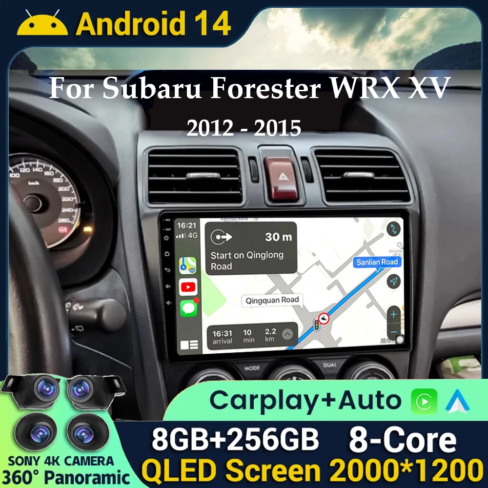 Головное устройство Carplay на Android 14 для Subaru Forester WRX XV 2012-2015, мультимедийный автомобильный радиоприемник 4G, Wi-Fi, автомобильный GPS-навигатор Android
Головное устройство Carplay на Android 14 для Subaru Forester WRX XV 2012-2015, мультимедийный автомобильный радиоприемник 4G, Wi-Fi, автомобильный GPS-навигатор Android