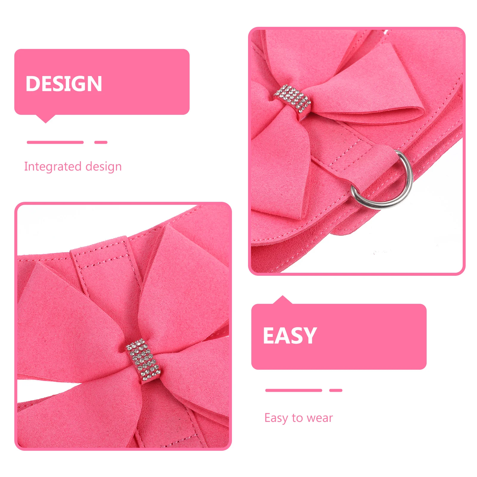 1Set Pet Dog Harness Leash Chest Belt Traction Rope Adjustable Bowknot Collar Pink Xl Breathable Control Summer
1Set Pet Dog Harness Leash Chest Belt Traction Rope Adjustable Bowknot Collar Pink Xl Breathable Control Summer