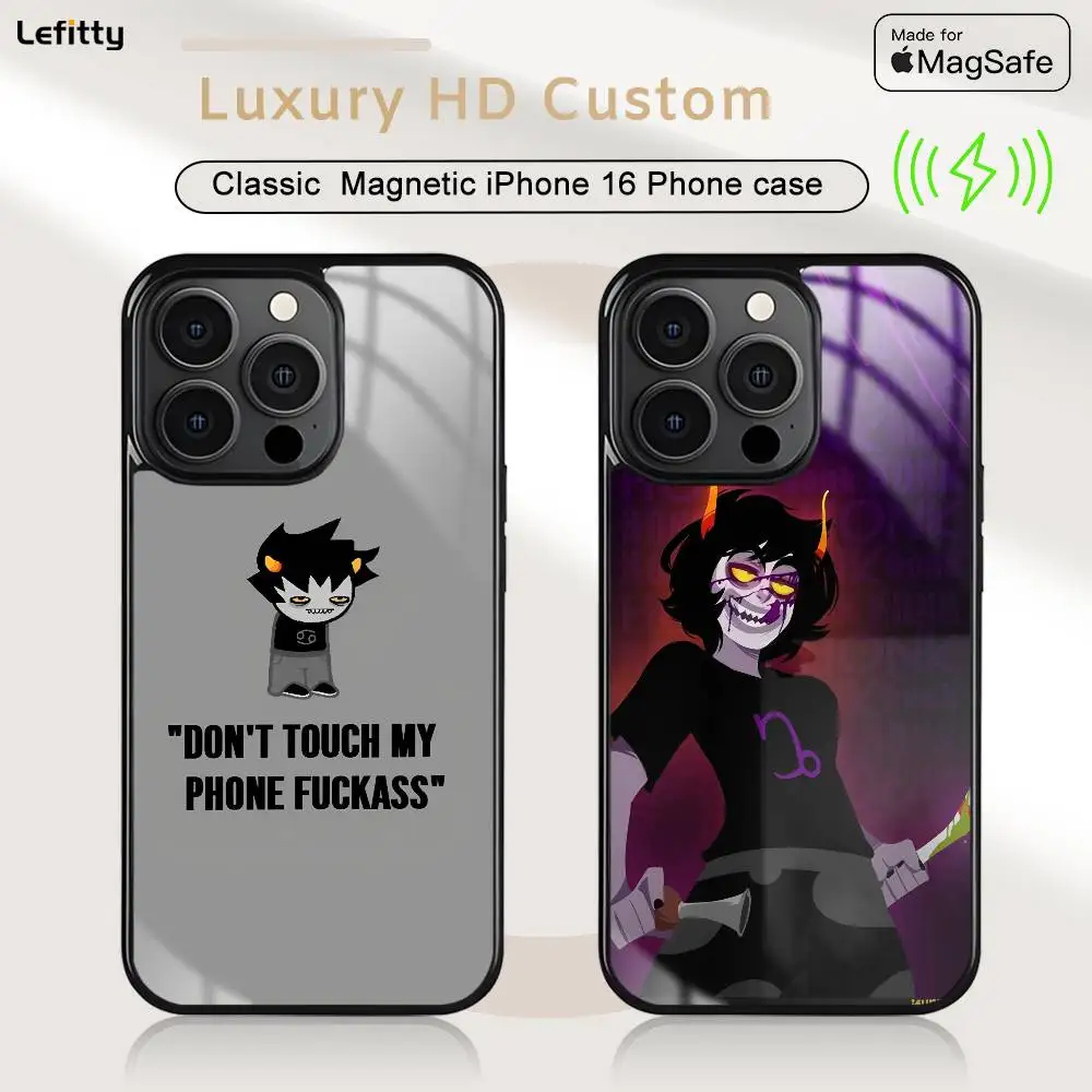 Comics H-Homestuck Phone Case For iPhone 16 15 14 13 12 11 Pro Max Plus Mini Magsafe Wireless Charging Cover Magnetic Hard Shell 
Comics H-Homestuck Phone Case For iPhone 16 15 14 13 12 11 Pro Max Plus Mini Magsafe Wireless Charging Cover Magnetic Hard Shell