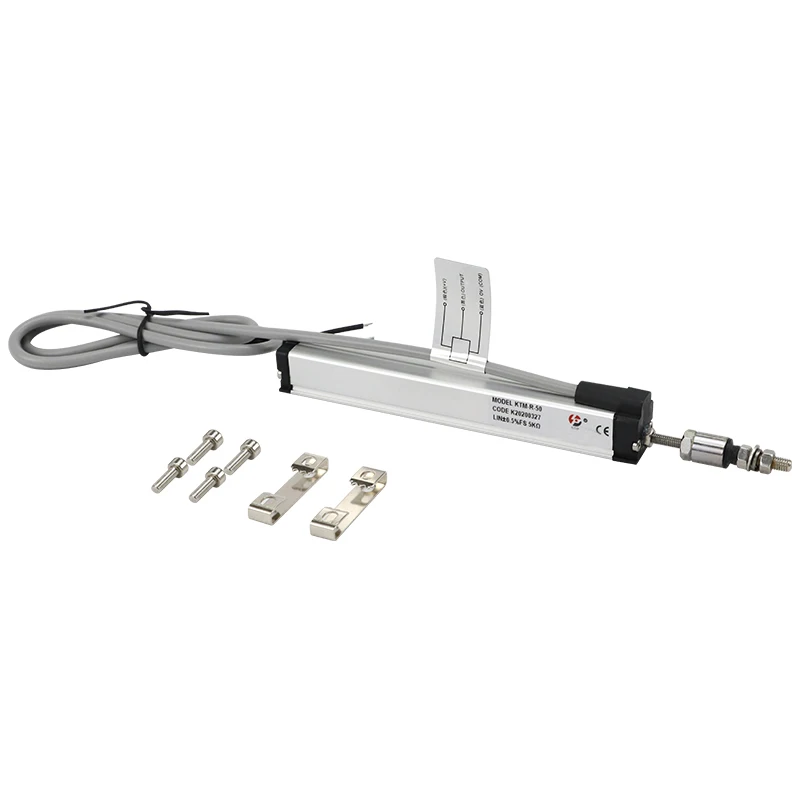 Миниатюрная электронная линейка KTM стержневой тягой, датчик линейного положения 0, 5 кОм 
Миниатюрная электронная линейка KTM стержневой тягой, датчик линейного положения 0, 5 кОм