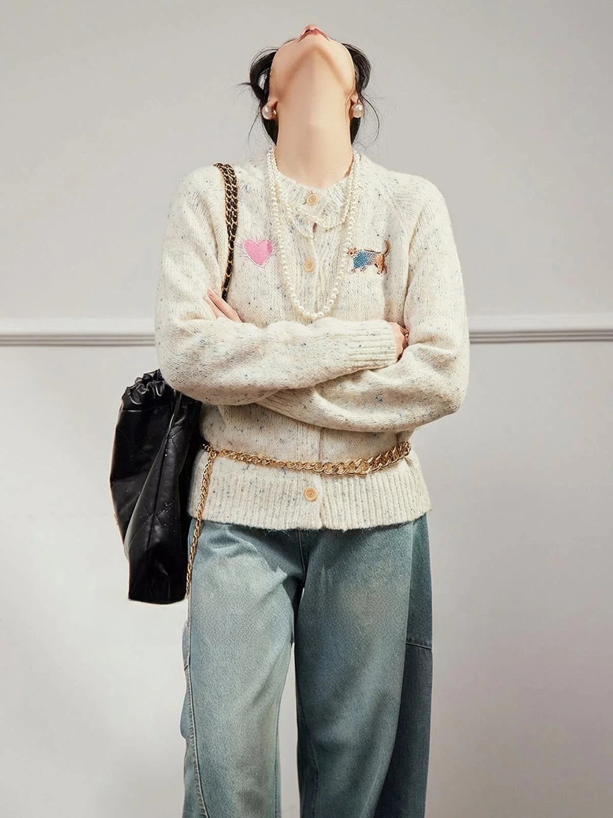 Blue Polka Dot Embroidered Loose Thiened Women's Sweater Casual Sle Uncle Brand Online Exclusive Autumn New Arrival
Blue Polka Dot Embroidered Loose Thiened Women's Sweater Casual Sle Uncle Brand Online Exclusive Autumn New Arrival