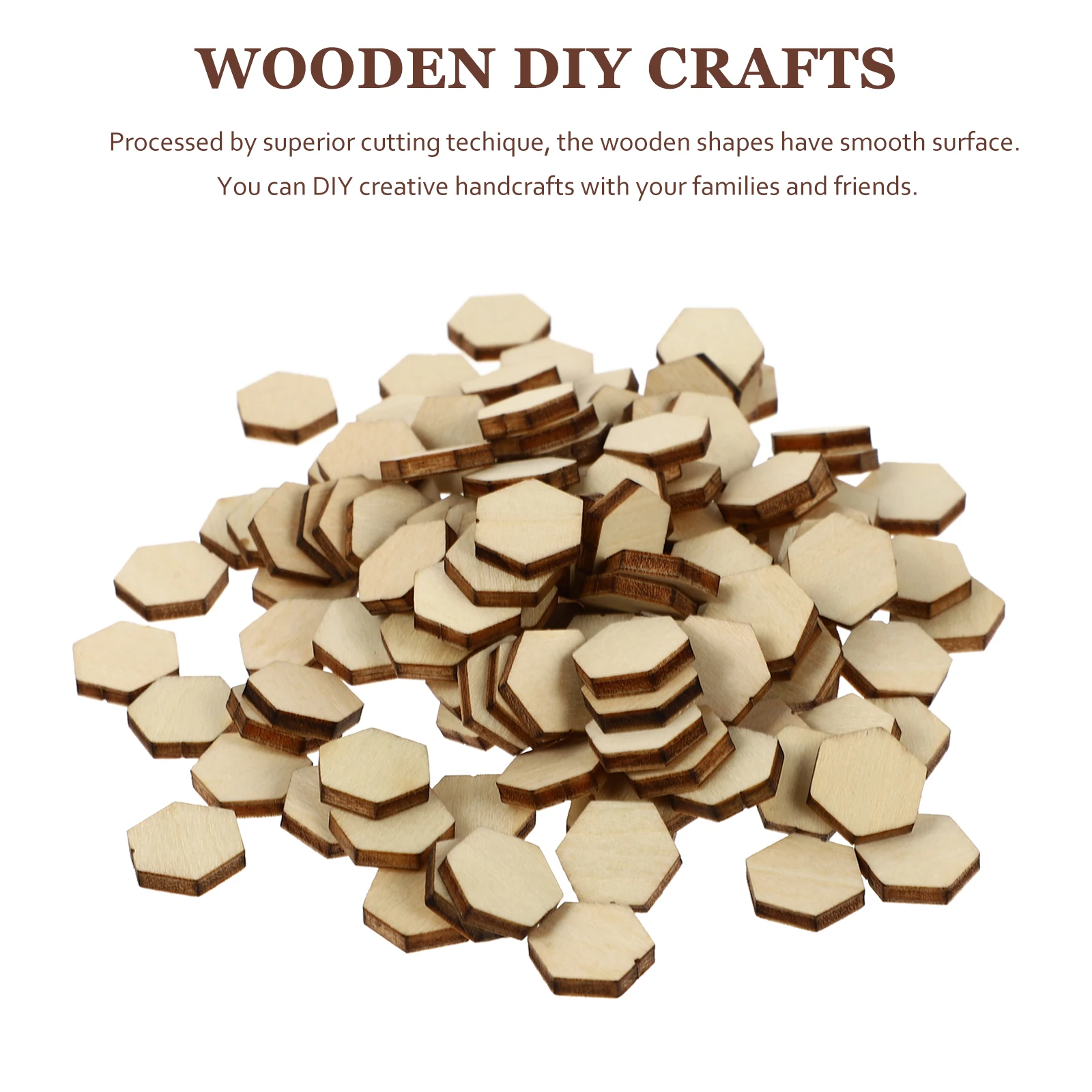 200pc 12.5Mm Hexagon Wooden Pieces Decorations Beech Wood Diy Crafts For Wedding Birthday Christmas Party Home Decor Ornaments
200pc 12.5Mm Hexagon Wooden Pieces Decorations Beech Wood Diy Crafts For Wedding Birthday Christmas Party Home Decor Ornaments