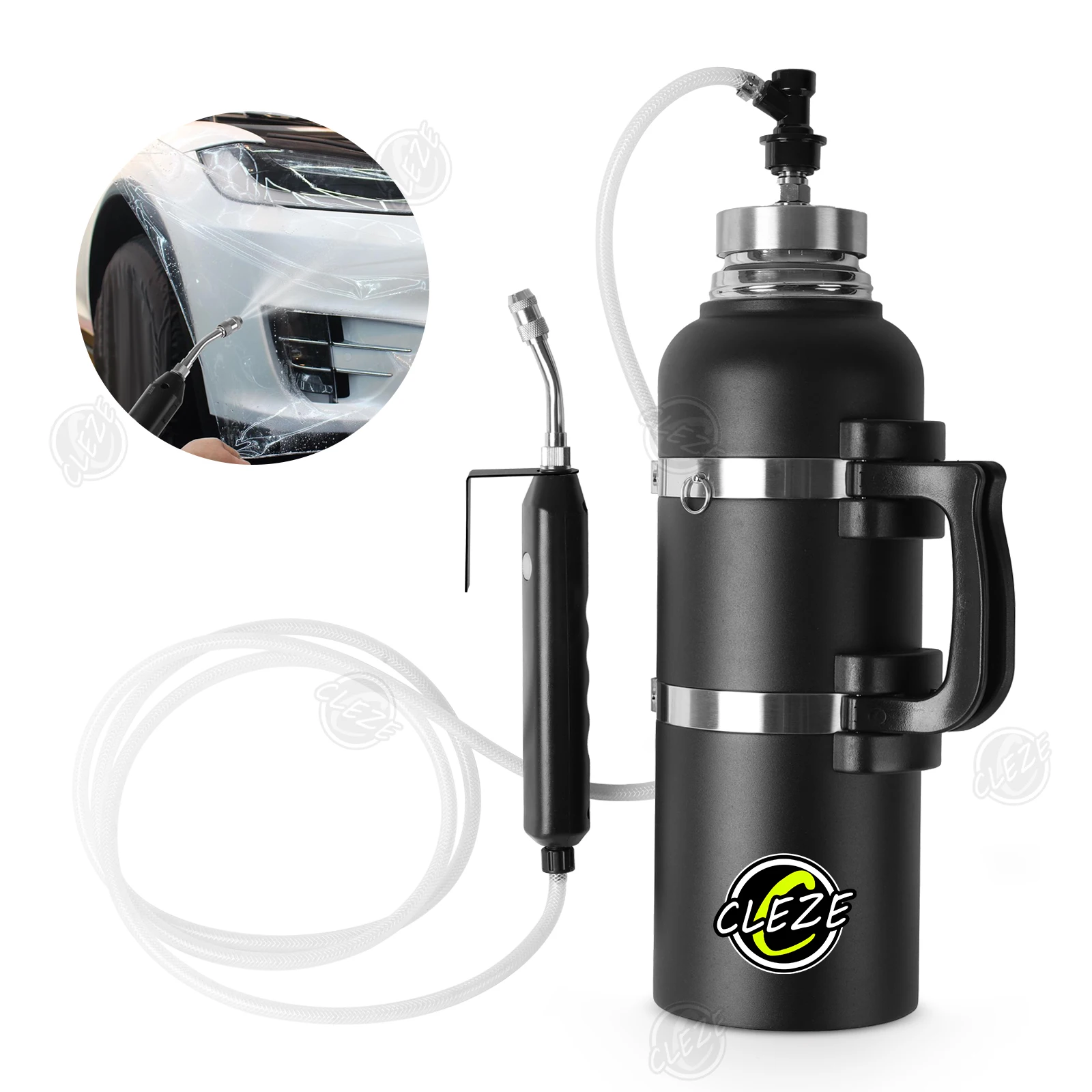PPF/Window Tint Professional Tool (1Gal/4L), Water Heater Pot with Sprayer & Pump, Lasts 24H for Precise Installation
PPF/Window Tint Professional Tool (1Gal/4L), Water Heater Pot with Sprayer & Pump, Lasts 24H for Precise Installation