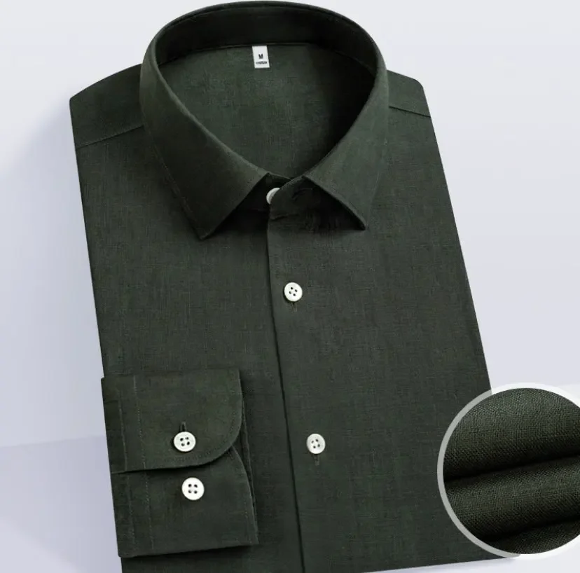 Luxury Linen Shirts For Men Latest Fashion Design Linen Imported From France Slim Fit Shirt Breathable Dress Shirts For Man
Luxury Linen Shirts For Men Latest Fashion Design Linen Imported From France Slim Fit Shirt Breathable Dress Shirts For Man