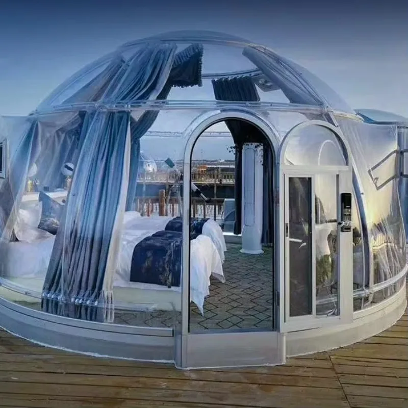 【Best-selling】Detachable Contemporary Villa/Mall Camping Outdoor Spherical Hotel Geodesic Glamping Bubble House Dome Tent
【Best-selling】Detachable Contemporary Villa/Mall Camping Outdoor Spherical Hotel Geodesic Glamping Bubble House Dome Tent