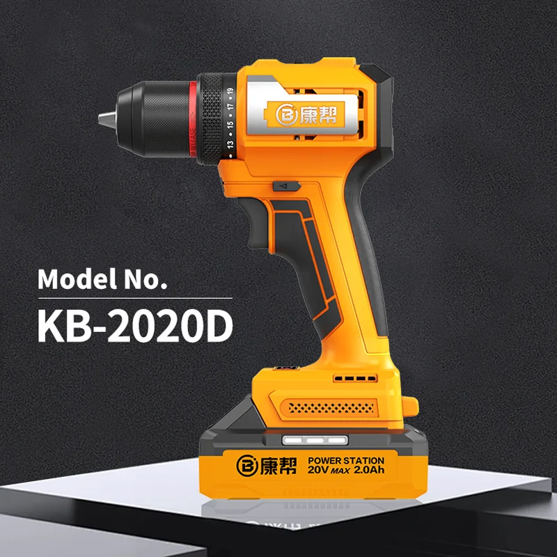 Новое поступление, профессиональная аккумуляторная бесщеточная электрическая дрель KB-2020D 20 В, электроинструмент с 2 батареями и 1 зарядным устройством для строительства
Новое поступление, профессиональная аккумуляторная бесщеточная электрическая дрель KB-2020D 20 В, электроинструмент с 2 батареями и 1 зарядным устройством для строительства