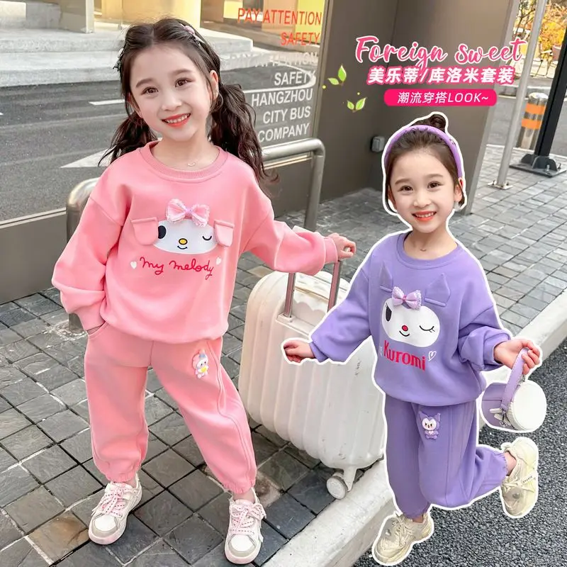 2024 Girls Clothes Sanrio Kawaii Anime Kuromi My Melody Autumn Children Long Sleeve Hoodie Pants Cartoon Cute Fashion Kid Gift
2024 Girls Clothes Sanrio Kawaii Anime Kuromi My Melody Autumn Children Long Sleeve Hoodie Pants Cartoon Cute Fashion Kid Gift