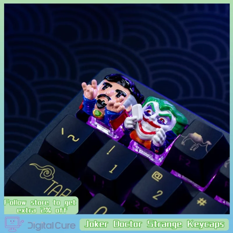 Колпачки для клавиш Joker Doctor с персонажами фильма, 1 шт., персонализированная креативная 3d механическая клавиатура с резиновым покрытием, колпачок для клавиш с деревом
Колпачки для клавиш Joker Doctor с персонажами фильма, 1 шт., персонализированная креативная 3d механическая клавиатура с резиновым покрытием, колпачок для клавиш с деревом