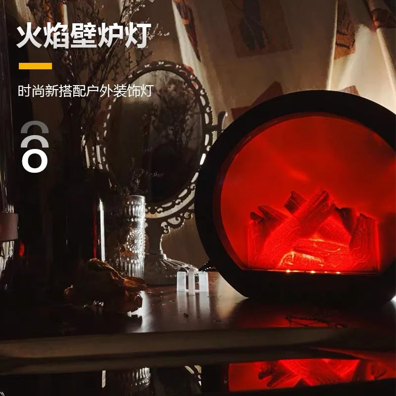 Retro LED Flame Light Night Light Portable European Style Decorative Creative LED Fireplace Atmosphere Ornament
Retro LED Flame Light Night Light Portable European Style Decorative Creative LED Fireplace Atmosphere Ornament