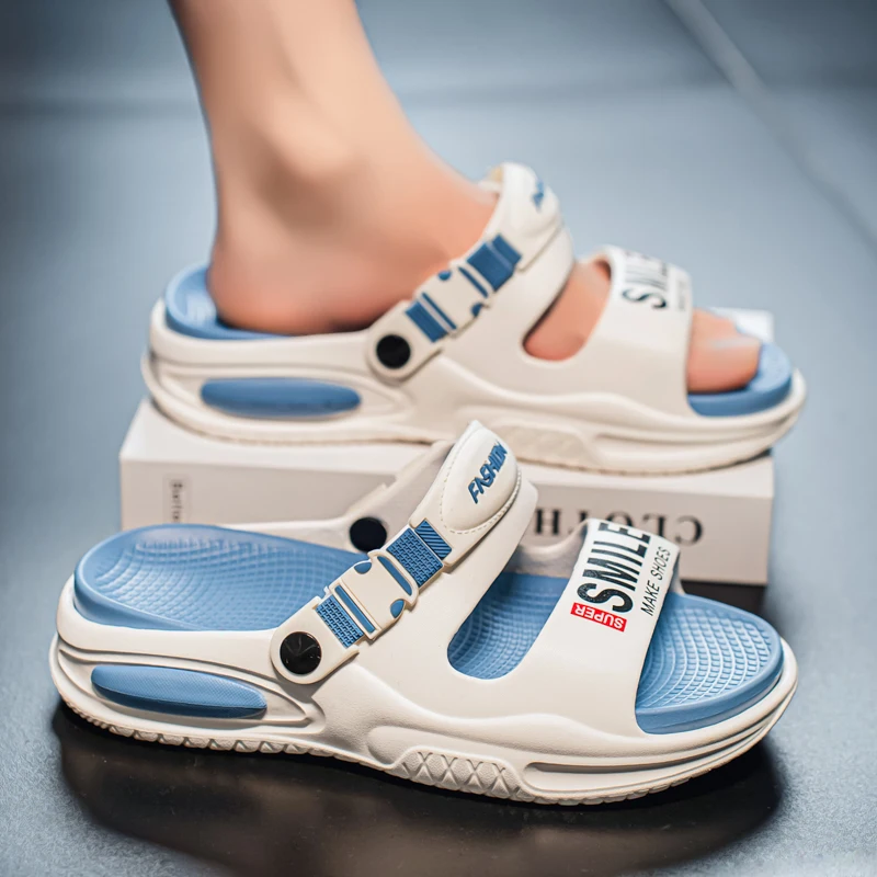 Men's Casual Thick Bottom Sandals 2025 Summer Hole Hole Sandals Beach Slippers Outer Wear Sports Driving Shoes EVA Outsole
Men's Casual Thick Bottom Sandals 2025 Summer Hole Hole Sandals Beach Slippers Outer Wear Sports Driving Shoes EVA Outsole