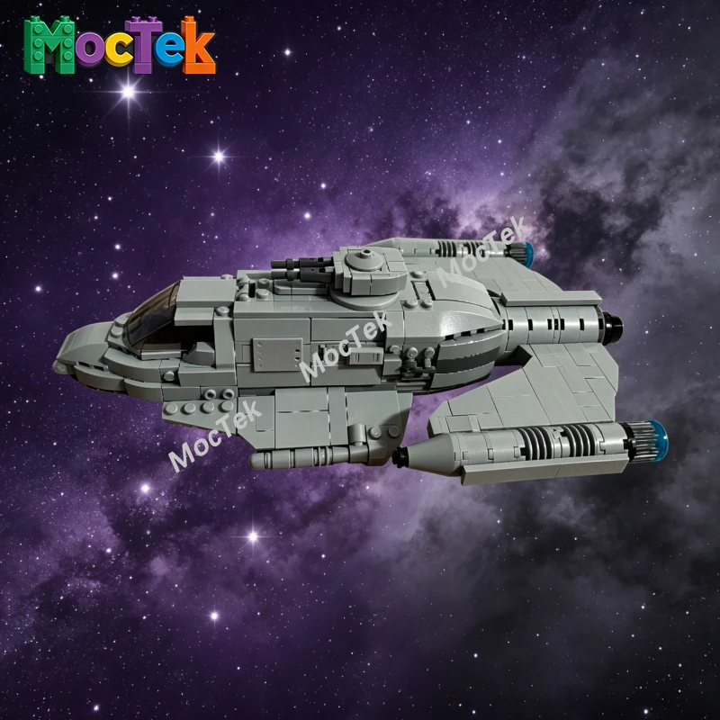 544PCS Interstellar Spacecraft MOC Bricks Creative Universe Spaceship Hand Assemble Puzzle Ornament Hobby Collection Toy
544PCS Interstellar Spacecraft MOC Bricks Creative Universe Spaceship Hand Assemble Puzzle Ornament Hobby Collection Toy