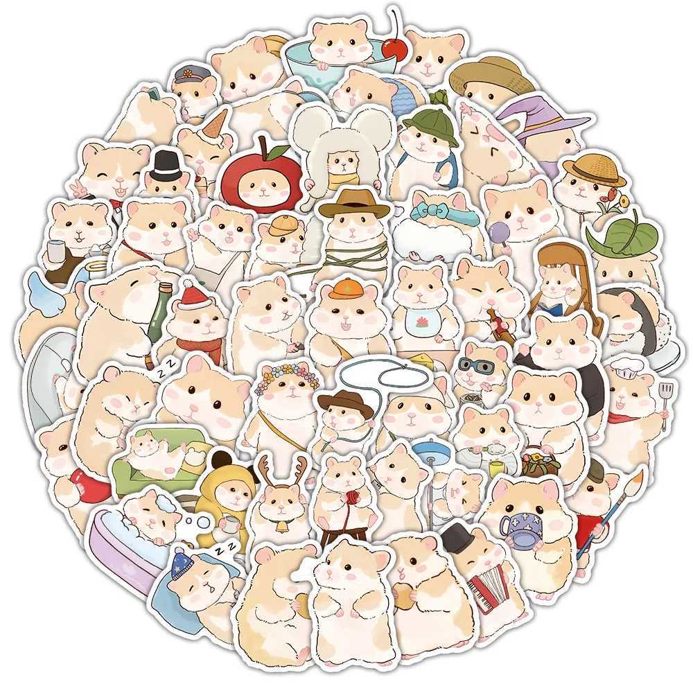 10/60PCS Kawaii Hamster Stickers Cute Animal Cartoon Graffiti DIY Decals Luggage Laptop Phone Guitar Bike Skateboard Kids Toys
10/60PCS Kawaii Hamster Stickers Cute Animal Cartoon Graffiti DIY Decals Luggage Laptop Phone Guitar Bike Skateboard Kids Toys