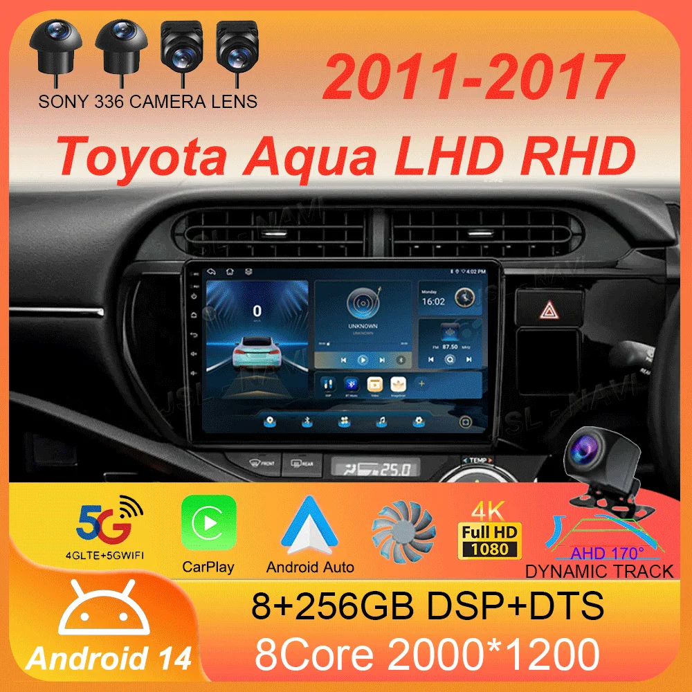 Автомобильный радиоприемник Android 14 Carplay Auto WIFI + 4G мультимедийный плеер для Toyota Aqua LHD RHD 2011-2017 авторадио стерео 2din головное устройство
Автомобильный радиоприемник Android 14 Carplay Auto WIFI + 4G мультимедийный плеер для Toyota Aqua LHD RHD 2011-2017 авторадио стерео 2din головное устройство