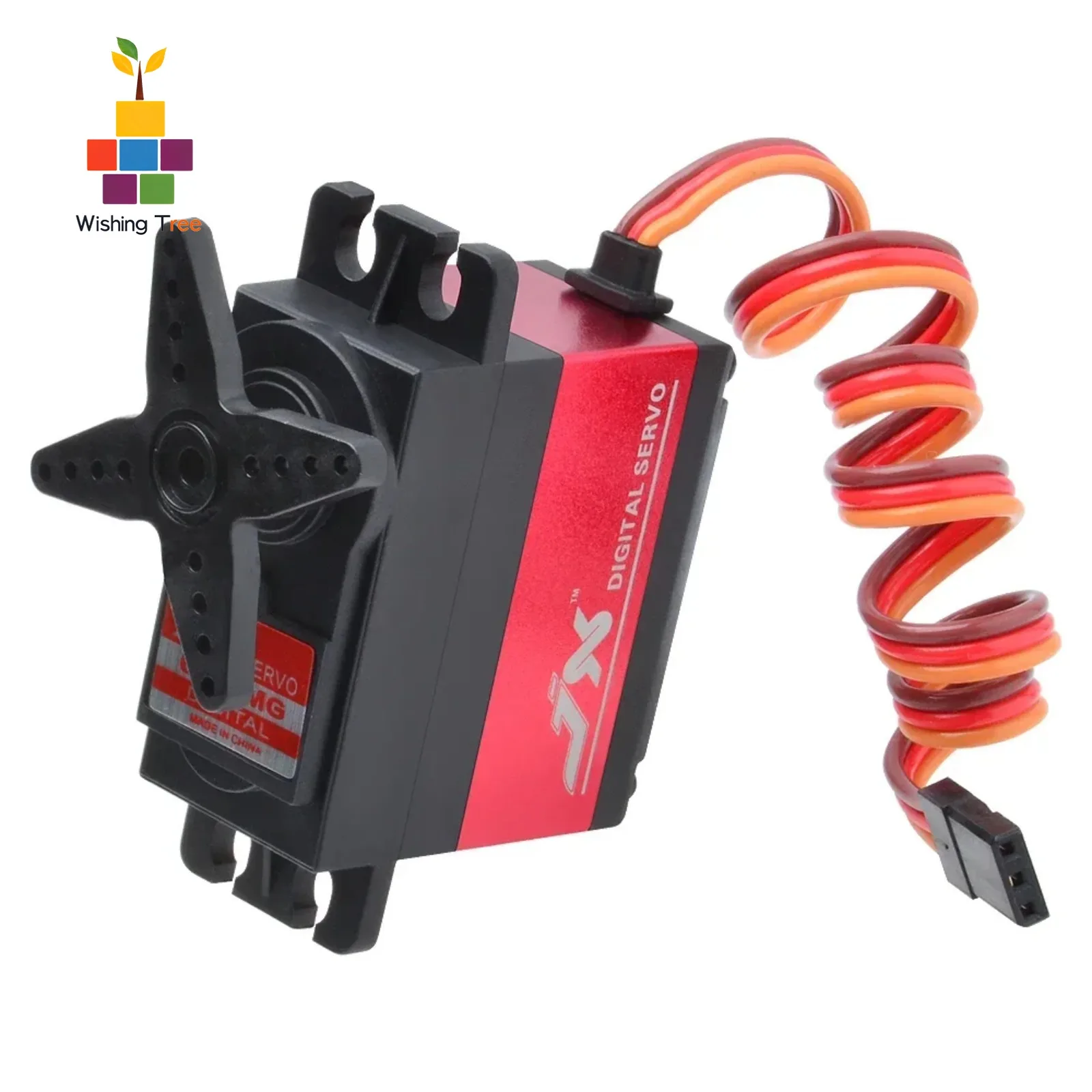 JX PDI-6208MG 8.2kg High-Speed Digital Servo 0.07s Metal Gear for 1/10 RC Drift Car/Buggy/Crawler
JX PDI-6208MG 8.2kg High-Speed Digital Servo 0.07s Metal Gear for 1/10 RC Drift Car/Buggy/Crawler