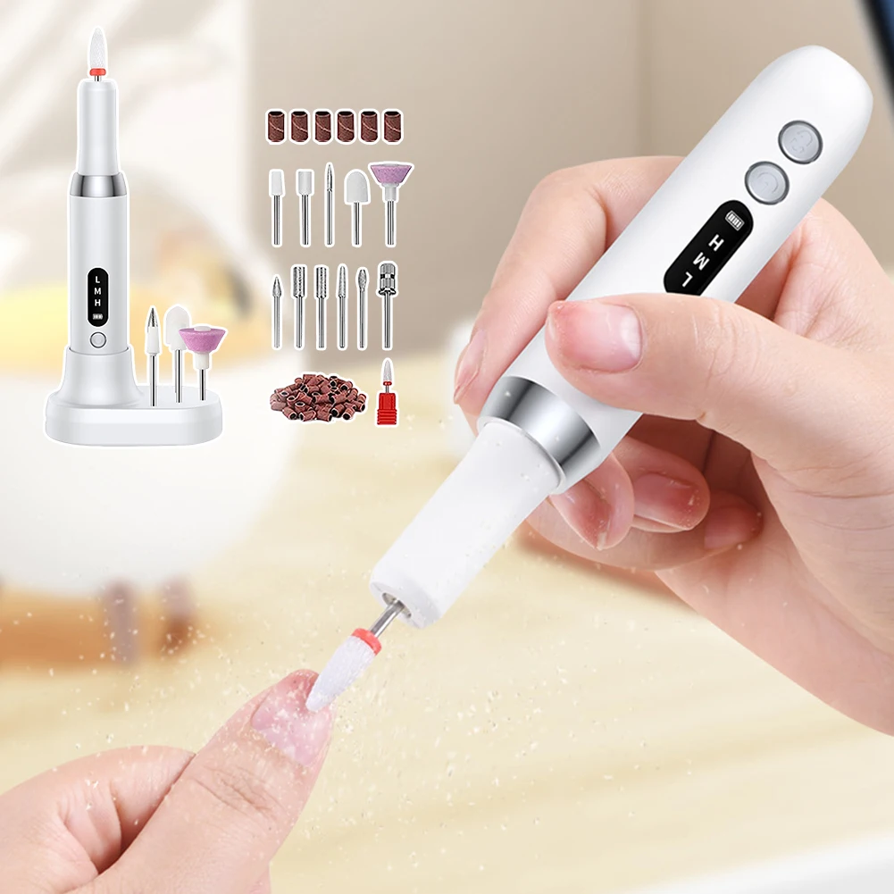 Professional Cordless Nail Drill Machine for Home Use Acrylic Nails 35000RPM Electric Nail Drills Kit for Manicure Pedicure
Professional Cordless Nail Drill Machine for Home Use Acrylic Nails 35000RPM Electric Nail Drills Kit for Manicure Pedicure