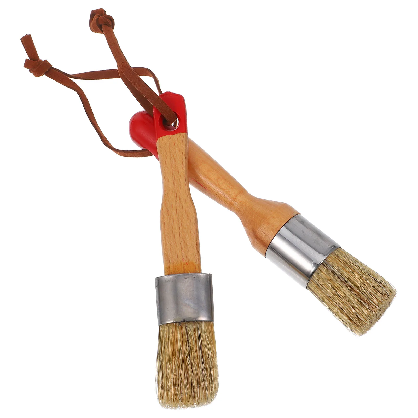 2 Pcs Painting Brush Natural Pig Bristle for Walls Furniture Wax Chalk Oil Round Soft Durable Craft Supply Brushes
2 Pcs Painting Brush Natural Pig Bristle for Walls Furniture Wax Chalk Oil Round Soft Durable Craft Supply Brushes