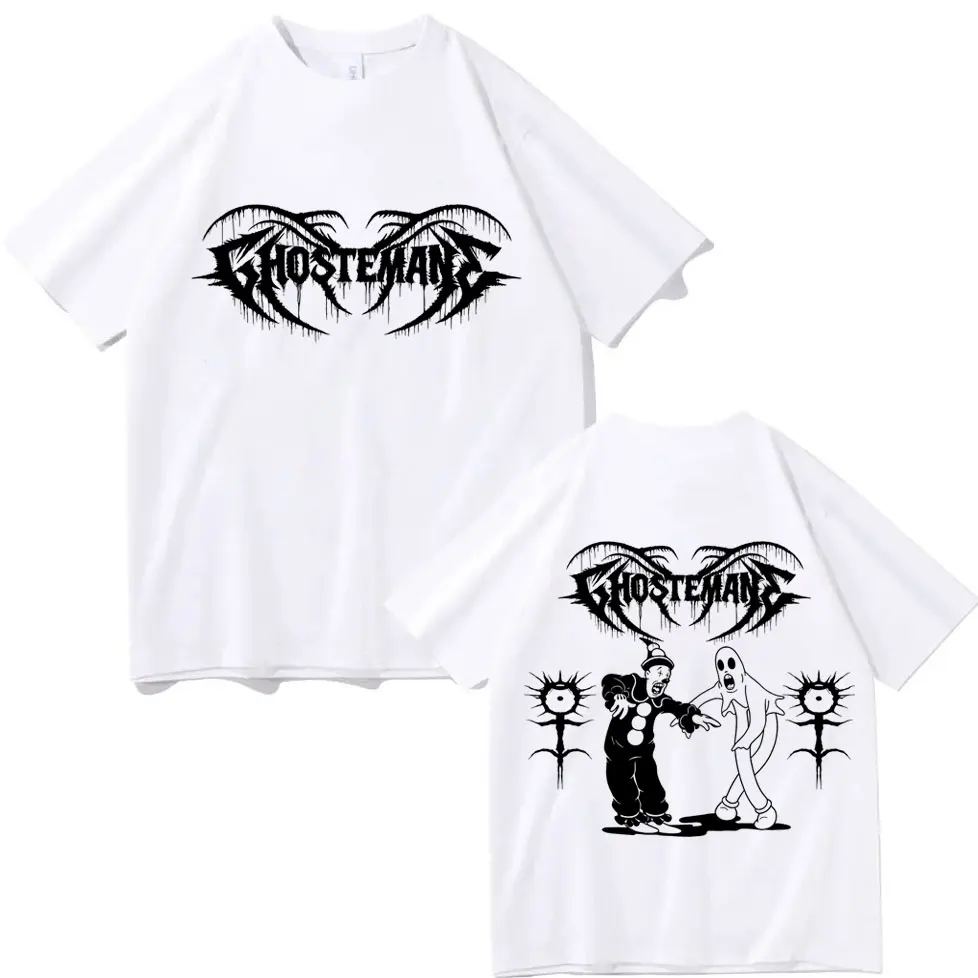 Rapper Ghostemane Album Graphic T Shirts Fashion Hip Hop Retro Short Sleeve T-shirt Men's Women Casual Oversized Cotton T-shirts
Rapper Ghostemane Album Graphic T Shirts Fashion Hip Hop Retro Short Sleeve T-shirt Men's Women Casual Oversized Cotton T-shirts