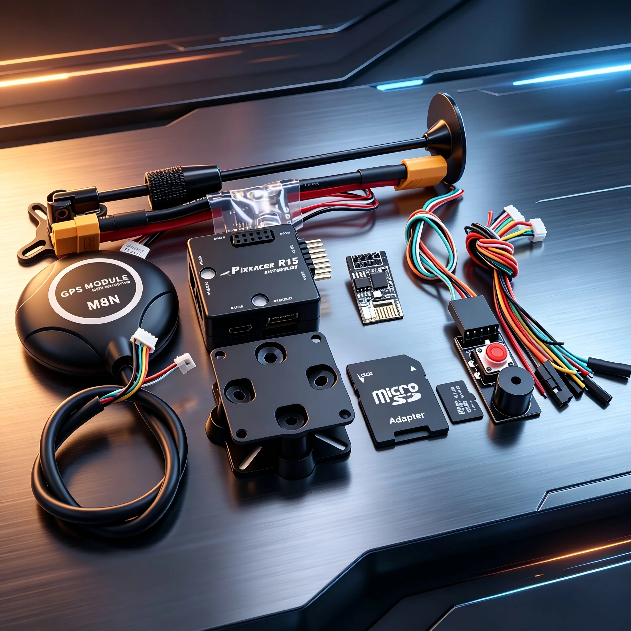 HotRC Carbon Fiber 450 Frame Kit Pixracer R15 Flight Control Ardupilot Quadcopter BLHELI 30A ESC 2212 Motor
HotRC Carbon Fiber 450 Frame Kit Pixracer R15 Flight Control Ardupilot Quadcopter BLHELI 30A ESC 2212 Motor