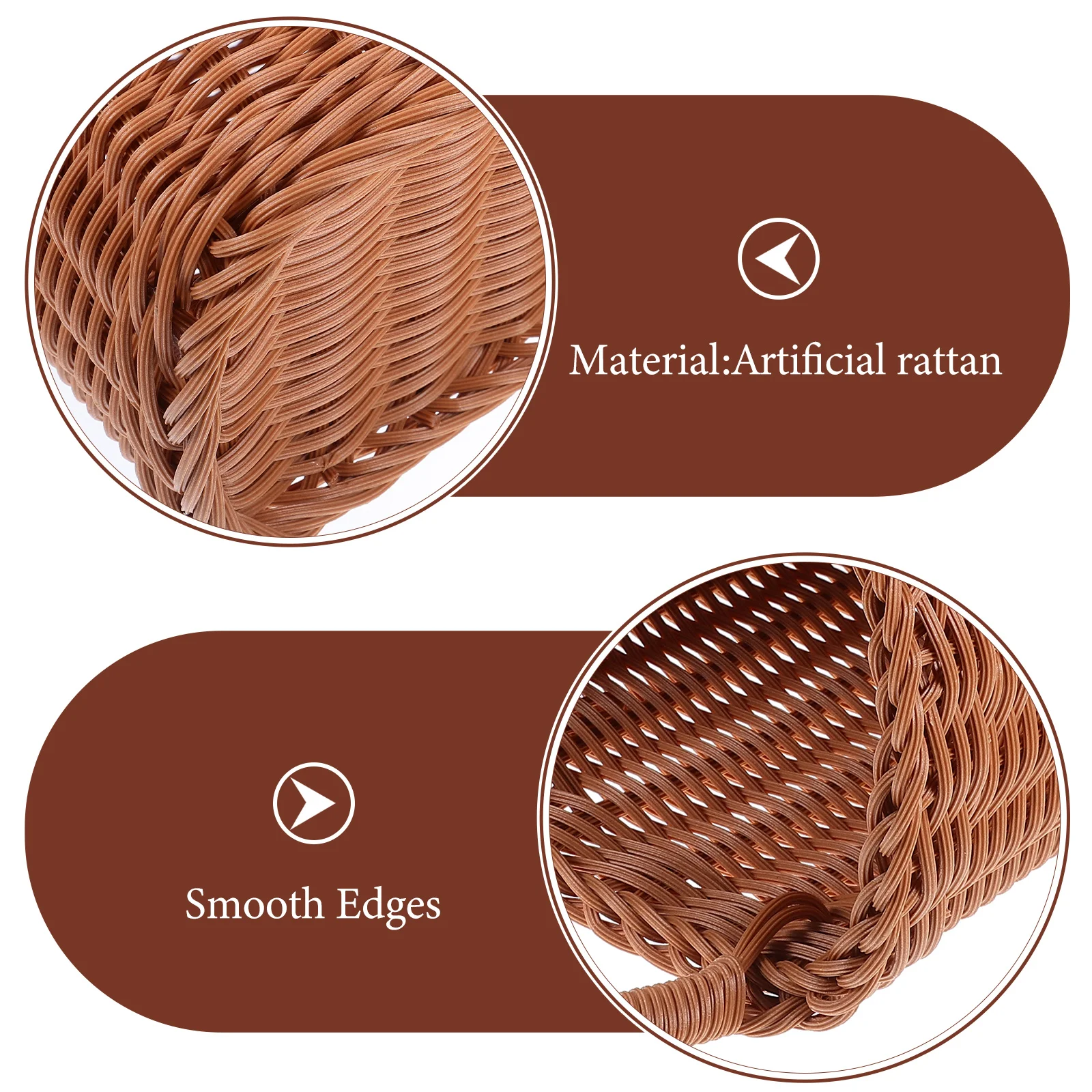 Square Woven Wall Basket Brown Kitchen Hanging Storage Baskets for Snacks Food Fruits Vegetables Long Service Life Smooth
Square Woven Wall Basket Brown Kitchen Hanging Storage Baskets for Snacks Food Fruits Vegetables Long Service Life Smooth