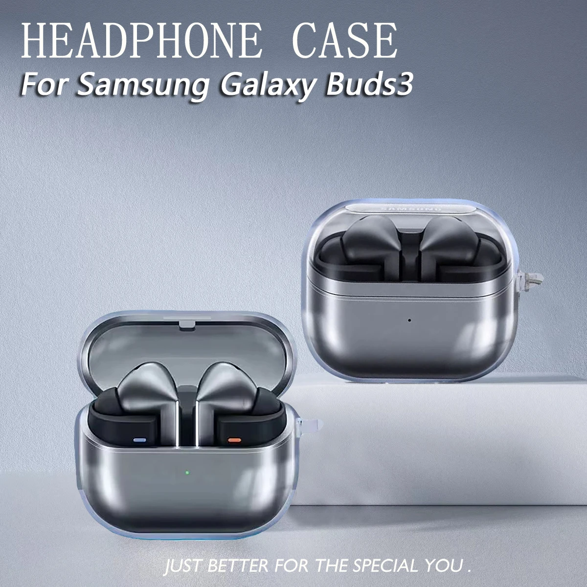 For Samsung Galaxy Buds3 Transparent Protective Case Earphone Case Accessories Cover Soft TPU Anti Drop
For Samsung Galaxy Buds3 Transparent Protective Case Earphone Case Accessories Cover Soft TPU Anti Drop