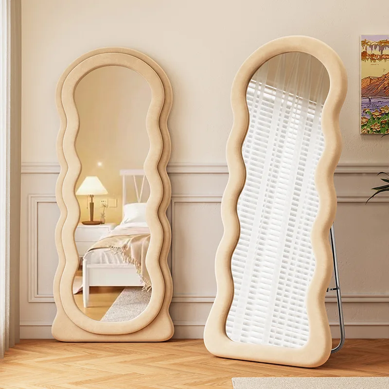 Floor-to-ceiling mirror Household high-end dressing mirror Wall-mounted bedroom cream-style fitting mirror
Floor-to-ceiling mirror Household high-end dressing mirror Wall-mounted bedroom cream-style fitting mirror