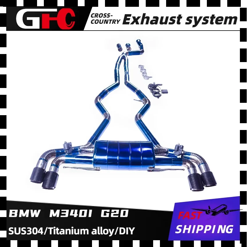 Высокопроизводительная выхлопная система Catback из титанового сплава с клапаном глушителя и 4 насадками для BMW M340I G20 2020-2024 годов
Высокопроизводительная выхлопная система Catback из титанового сплава с клапаном глушителя и 4 насадками для BMW M340I G20 2020-2024 годов