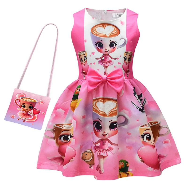 Ballerina Capuccina Italian Brainrot Funny Meme Kids Clothes Girls Princess Dresses Summer For Halloween Party Birthday Costume
Ballerina Capuccina Italian Brainrot Funny Meme Kids Clothes Girls Princess Dresses Summer For Halloween Party Birthday Costume