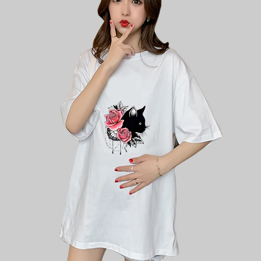 Fashion Funny Customized Graphic Cat Cute Cartoon Printed Pregnant T Shirt Maternity Short Sleeve Pregnancy Shirt Mom Clothes
Fashion Funny Customized Graphic Cat Cute Cartoon Printed Pregnant T Shirt Maternity Short Sleeve Pregnancy Shirt Mom Clothes