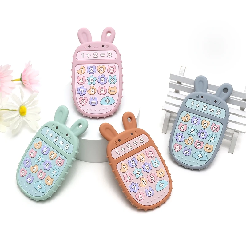 1PC Baby Silicone Phone Teether Toys Remote Control Shape Food Grade BPA Free Teether Early Educational Sensory Toys Kids Gifts
1PC Baby Silicone Phone Teether Toys Remote Control Shape Food Grade BPA Free Teether Early Educational Sensory Toys Kids Gifts