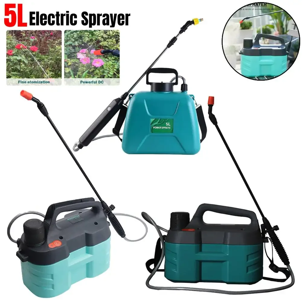 5L Electric Sprayer Garden Automatic Pesticide Sprayer Spray Gun Rechargeable Plant Sprayer Bottle Sprinkler Watering Can Garden
5L Electric Sprayer Garden Automatic Pesticide Sprayer Spray Gun Rechargeable Plant Sprayer Bottle Sprinkler Watering Can Garden