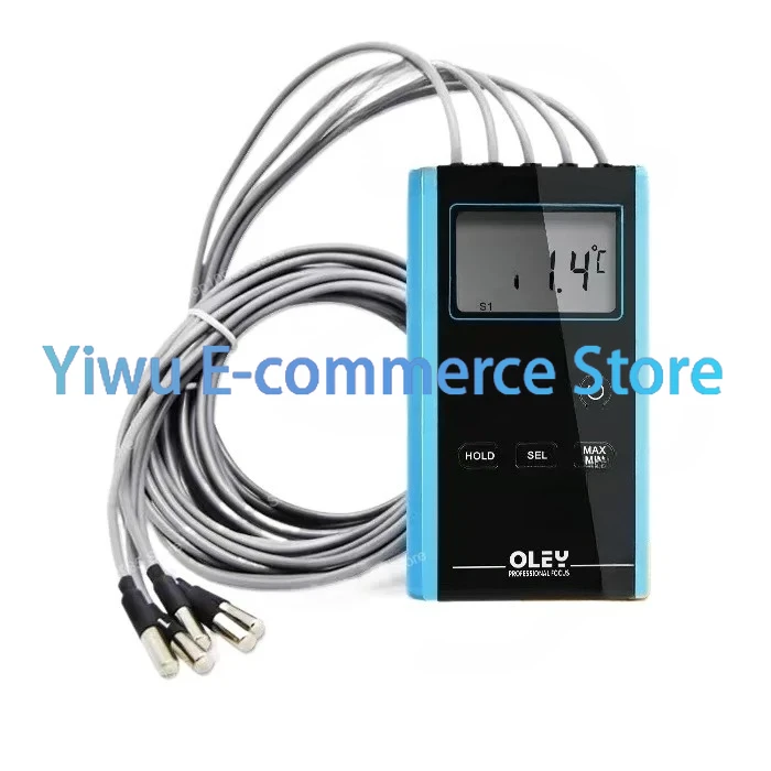 Высокоточный электронный многоточечный термометр OYTM-5S портативный для лабораторного использования
Высокоточный электронный многоточечный термометр OYTM-5S портативный для лабораторного использования