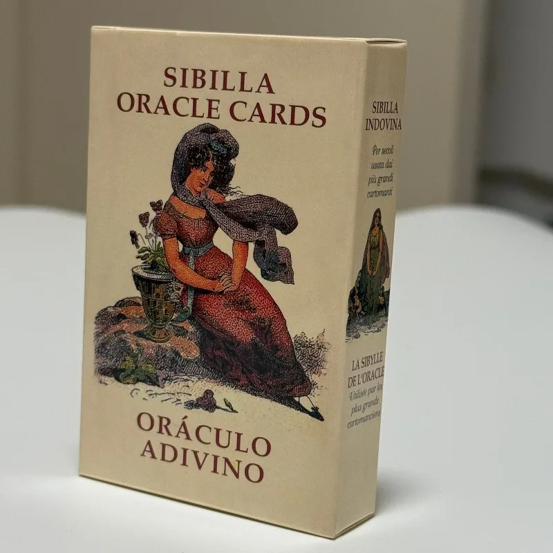Sibilla Indovina Oracle Cards/Vintage 52-Card Divination Deck for Family Gathering Game
Sibilla Indovina Oracle Cards/Vintage 52-Card Divination Deck for Family Gathering Game
