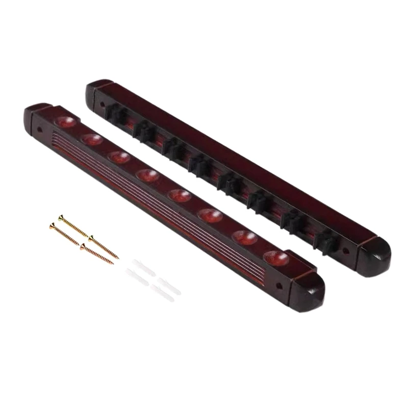 GM-Pool Cue Holder Wooden Snooker Wall Cue Pool Cue Holder With Clips For 8 Cue Holders Wine Red
GM-Pool Cue Holder Wooden Snooker Wall Cue Pool Cue Holder With Clips For 8 Cue Holders Wine Red