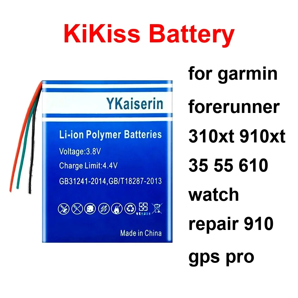 Аккумулятор 361-00117-00401920 361-00057-013 для Garmin Forerunner 310XT 910XT 35 55 610, ремонт часов, GPS-навигатор 910 Pro
Аккумулятор 361-00117-00401920 361-00057-013 для Garmin Forerunner 310XT 910XT 35 55 610, ремонт часов, GPS-навигатор 910 Pro