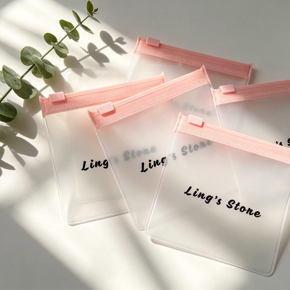 50/100Pcs Pink Jewelry Zipper Bag Frosted EVA Plastic Storage Envelope Pouch Rings Earrings Pendant Necklace Bracelet Packaging
50/100Pcs Pink Jewelry Zipper Bag Frosted EVA Plastic Storage Envelope Pouch Rings Earrings Pendant Necklace Bracelet Packaging