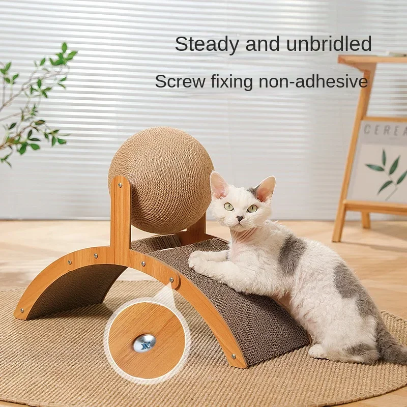 Cat Claw Plate Toy Claw Ball Arched Sisal Hemp Vertical Cat Claw Post Grinding Artifact Scratch Resista Cat Shelf
Cat Claw Plate Toy Claw Ball Arched Sisal Hemp Vertical Cat Claw Post Grinding Artifact Scratch Resista Cat Shelf