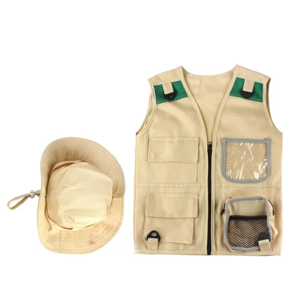 Explorer Vest Hat Set Kids Camping Costume Khaki Accessories Child Fishing Outdoor Lightweight Kit Travel Gear
Explorer Vest Hat Set Kids Camping Costume Khaki Accessories Child Fishing Outdoor Lightweight Kit Travel Gear