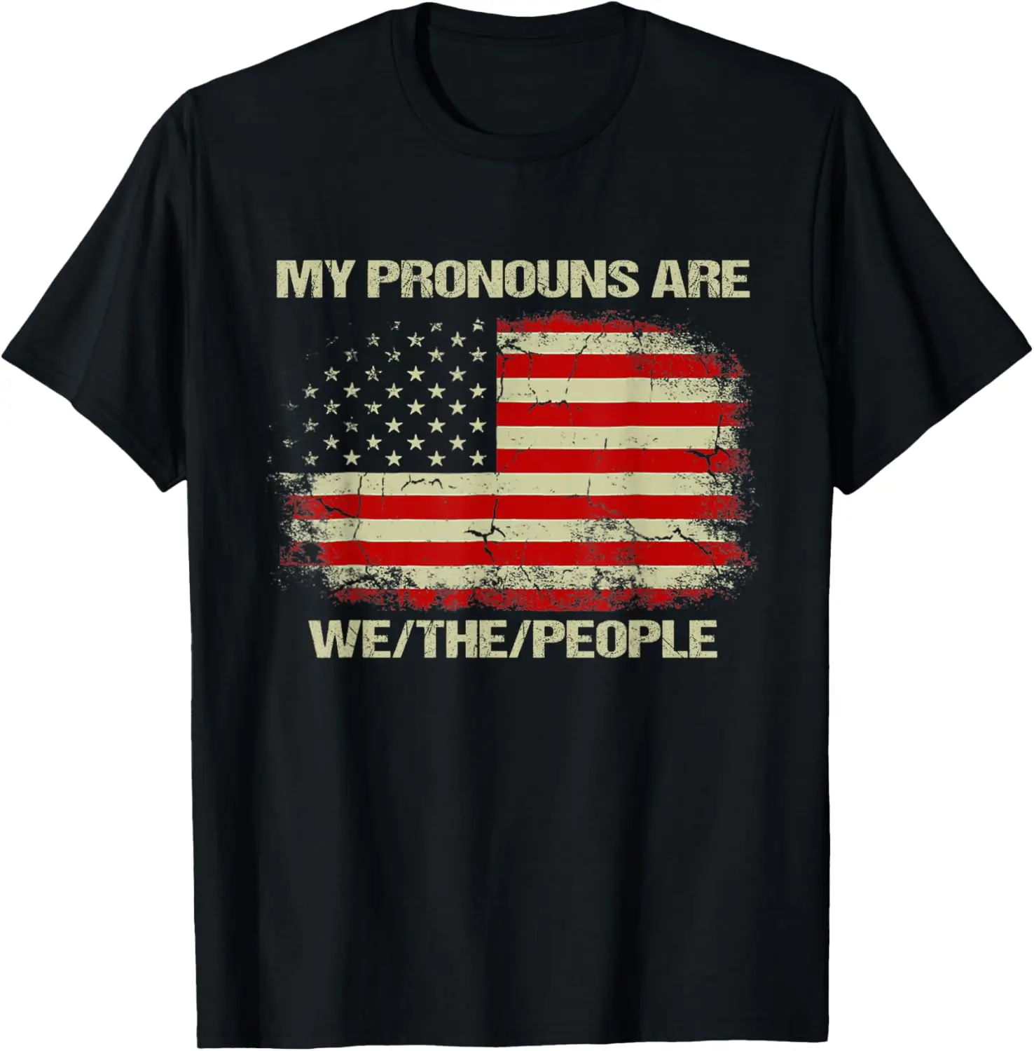 American Flag Vintage My Pronouns Are We The People T-Shirt
American Flag Vintage My Pronouns Are We The People T-Shirt