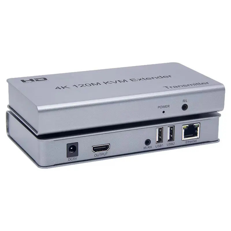 4K 120M HDMI-compatible KVM Extender By RJ45 Ethernet Cat5e Cat6 Cable Video Transmitter Receiver Support USB Mouse Keyboard
4K 120M HDMI-compatible KVM Extender By RJ45 Ethernet Cat5e Cat6 Cable Video Transmitter Receiver Support USB Mouse Keyboard