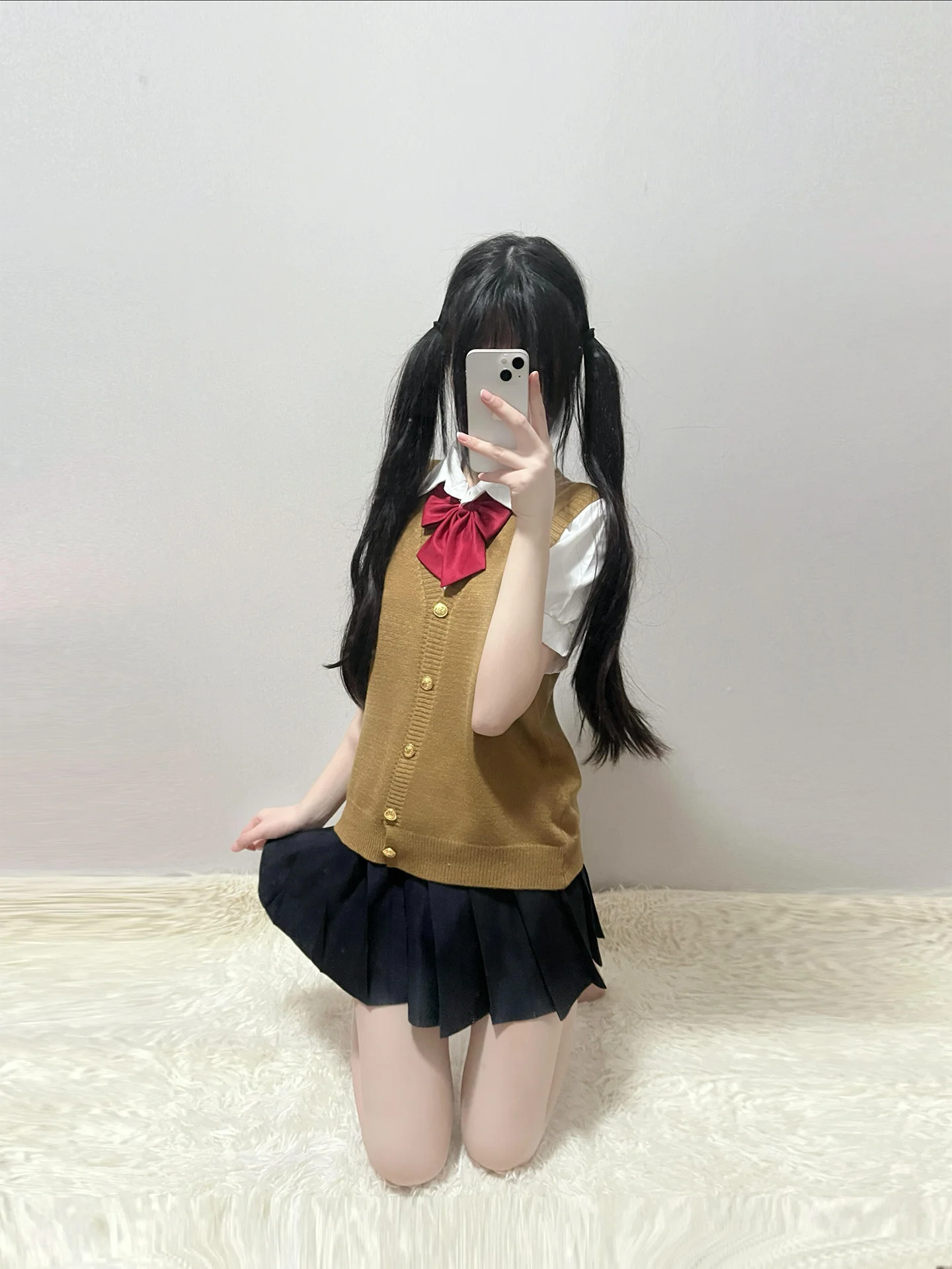 Original Student orm Set Women's Summer Thin Cardigan Vest Tee-Piece Set Layered Wear School orm Feel ort Skirt
Original Student orm Set Women's Summer Thin Cardigan Vest Tee-Piece Set Layered Wear School orm Feel ort Skirt