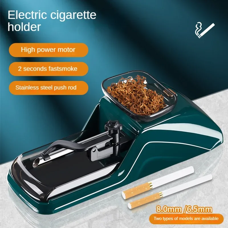 MOONSHADE 6.5/8mm Tube Electric Cigarette Rolling Machine 304 Stainless Steel Injector Pipe Tobacco Roller Filling Maker Gadget
MOONSHADE 6.5/8mm Tube Electric Cigarette Rolling Machine 304 Stainless Steel Injector Pipe Tobacco Roller Filling Maker Gadget
