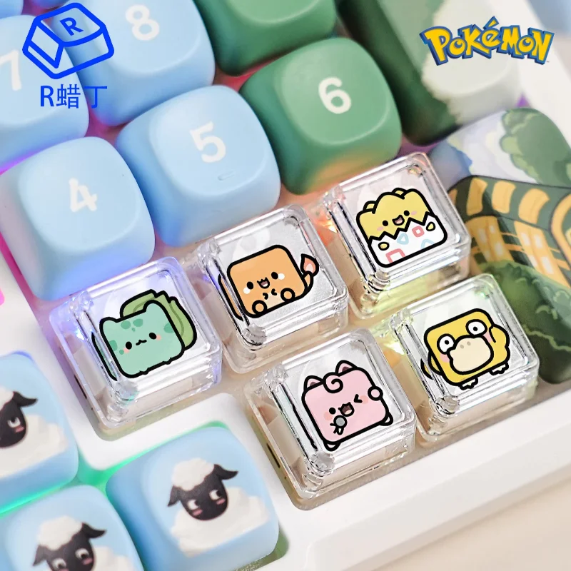 Cartoon anime Pokemon keycaps,cute transparent Charizard,Bulbasaur suitable for mechanical keyboard magnetic axis cross keys
Cartoon anime Pokemon keycaps,cute transparent Charizard,Bulbasaur suitable for mechanical keyboard magnetic axis cross keys