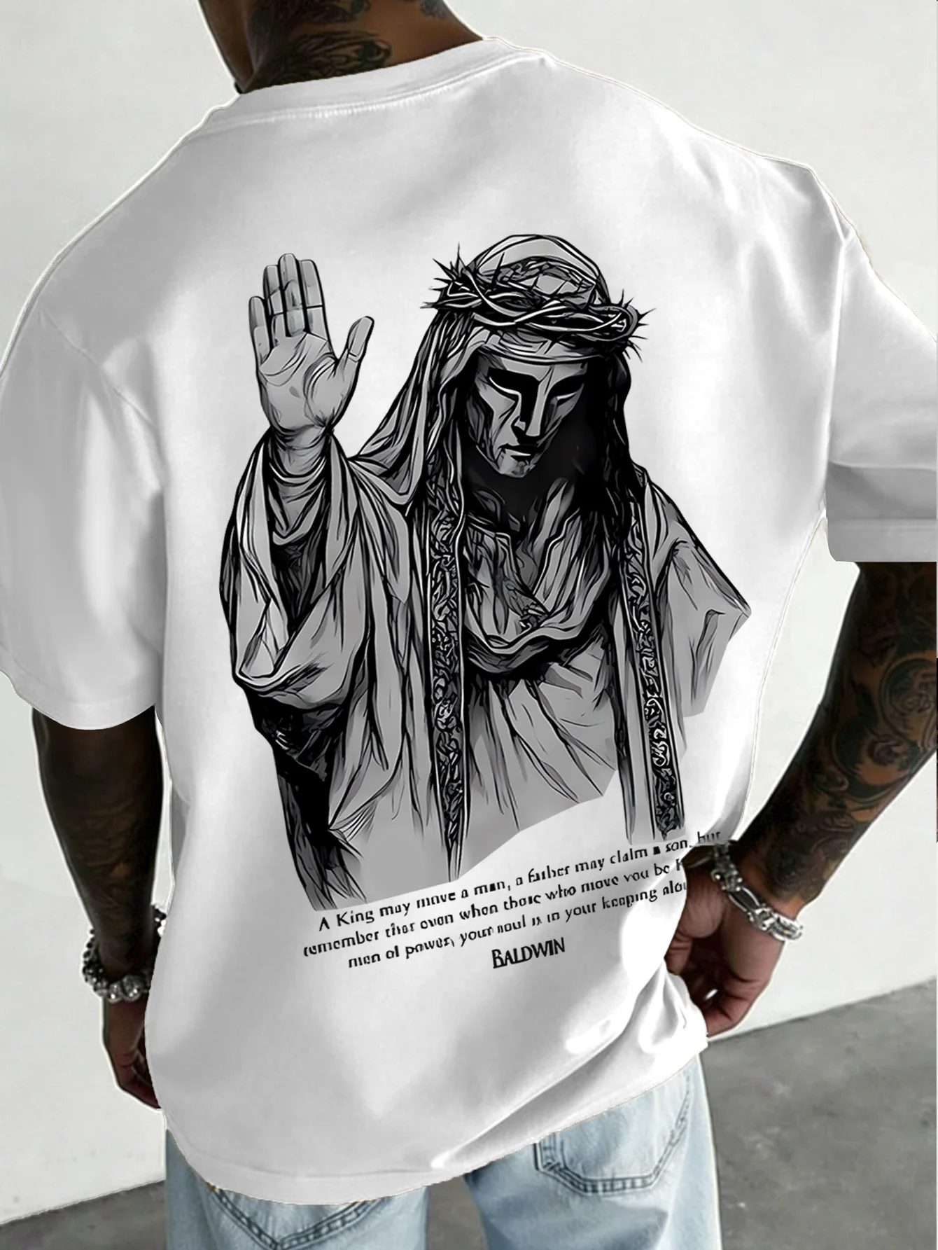 American Pure Cotton Printed T-shirts for Men and Women, Short-sleeved, Summer Sweat-absorbing and Breathable Fabric
American Pure Cotton Printed T-shirts for Men and Women, Short-sleeved, Summer Sweat-absorbing and Breathable Fabric