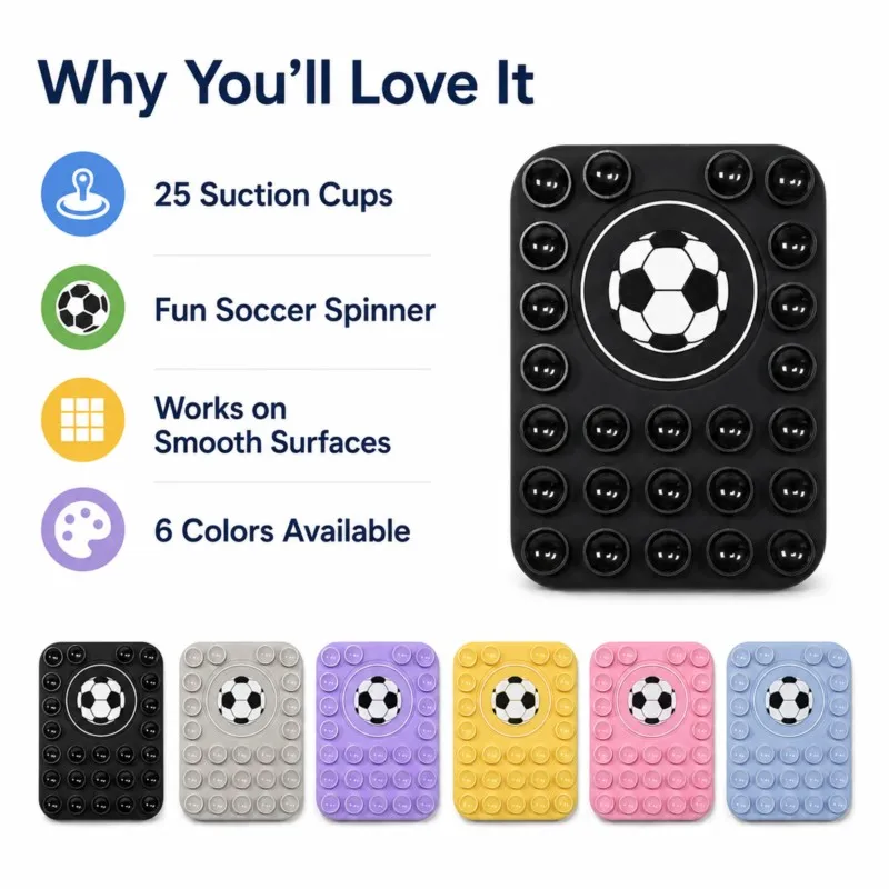 Cute Soccer For Magnetic Phone Holder MagSafe Suction Cup Silicone Magnet Wall Mount Stand for iPhone 15 14 13 Pro Max Gift
Cute Soccer For Magnetic Phone Holder MagSafe Suction Cup Silicone Magnet Wall Mount Stand for iPhone 15 14 13 Pro Max Gift