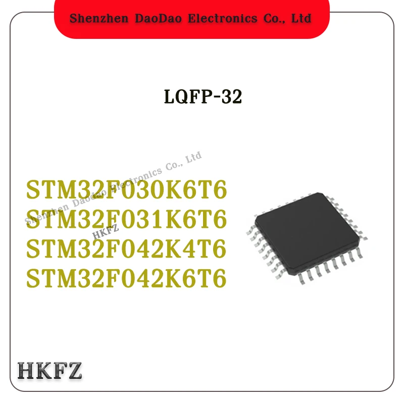 STM32F030K6T6 STM32F031K6T6 STM32F042K4T6 STM32F042K6T6 LQFP-32 Microcontroller Chip IC New Original
STM32F030K6T6 STM32F031K6T6 STM32F042K4T6 STM32F042K6T6 LQFP-32 Microcontroller Chip IC New Original