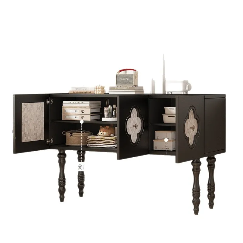 French black solid wood entrance cabinet, ultra-narrow retro living room aisle, antique partition cabinet
French black solid wood entrance cabinet, ultra-narrow retro living room aisle, antique partition cabinet