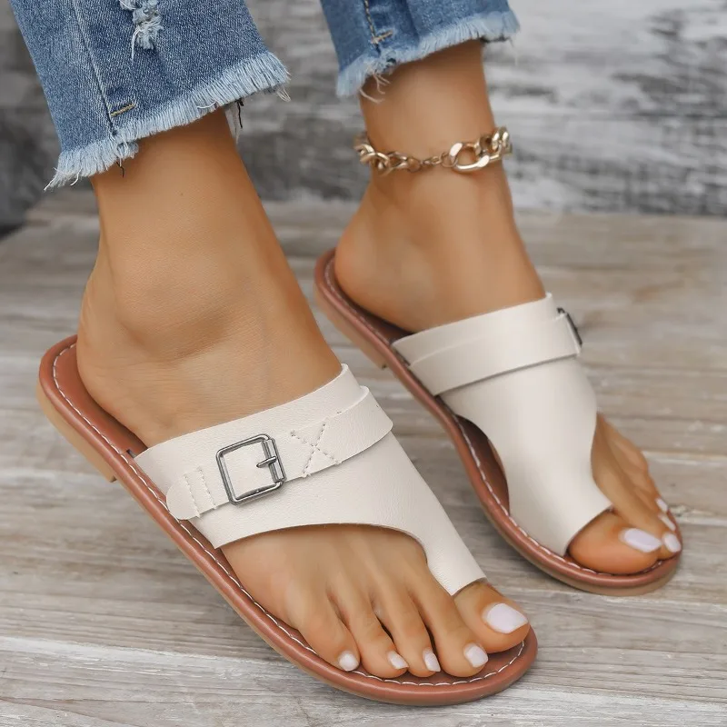 Women Sandals Outside Casual Beach Women Shoes Summer New Flats Flip Flop Sandals Walking Clip Toe Roman Buckle Ladies Slides
Women Sandals Outside Casual Beach Women Shoes Summer New Flats Flip Flop Sandals Walking Clip Toe Roman Buckle Ladies Slides