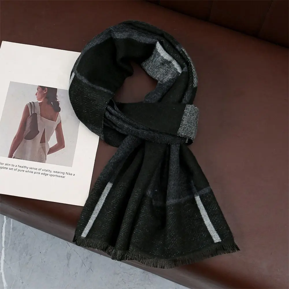 Модный аксессуар, кашемировый зимний мужской шарф, утолщенный мягкий теплый носовой платок, клетчатая шаль для активного отдыха
Модный аксессуар, кашемировый зимний мужской шарф, утолщенный мягкий теплый носовой платок, клетчатая шаль для активного отдыха